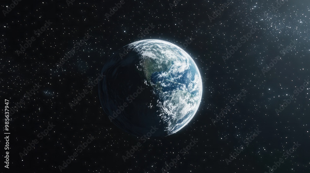 Fototapeta premium earth in space