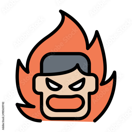 Angry icon