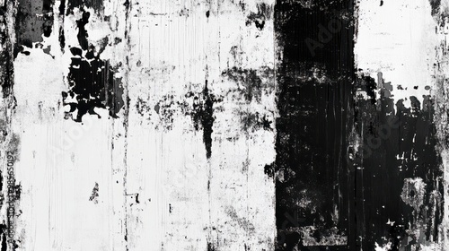 Wallpaper Mural Abstract grunge black and white distressed texture background transparent background Torontodigital.ca