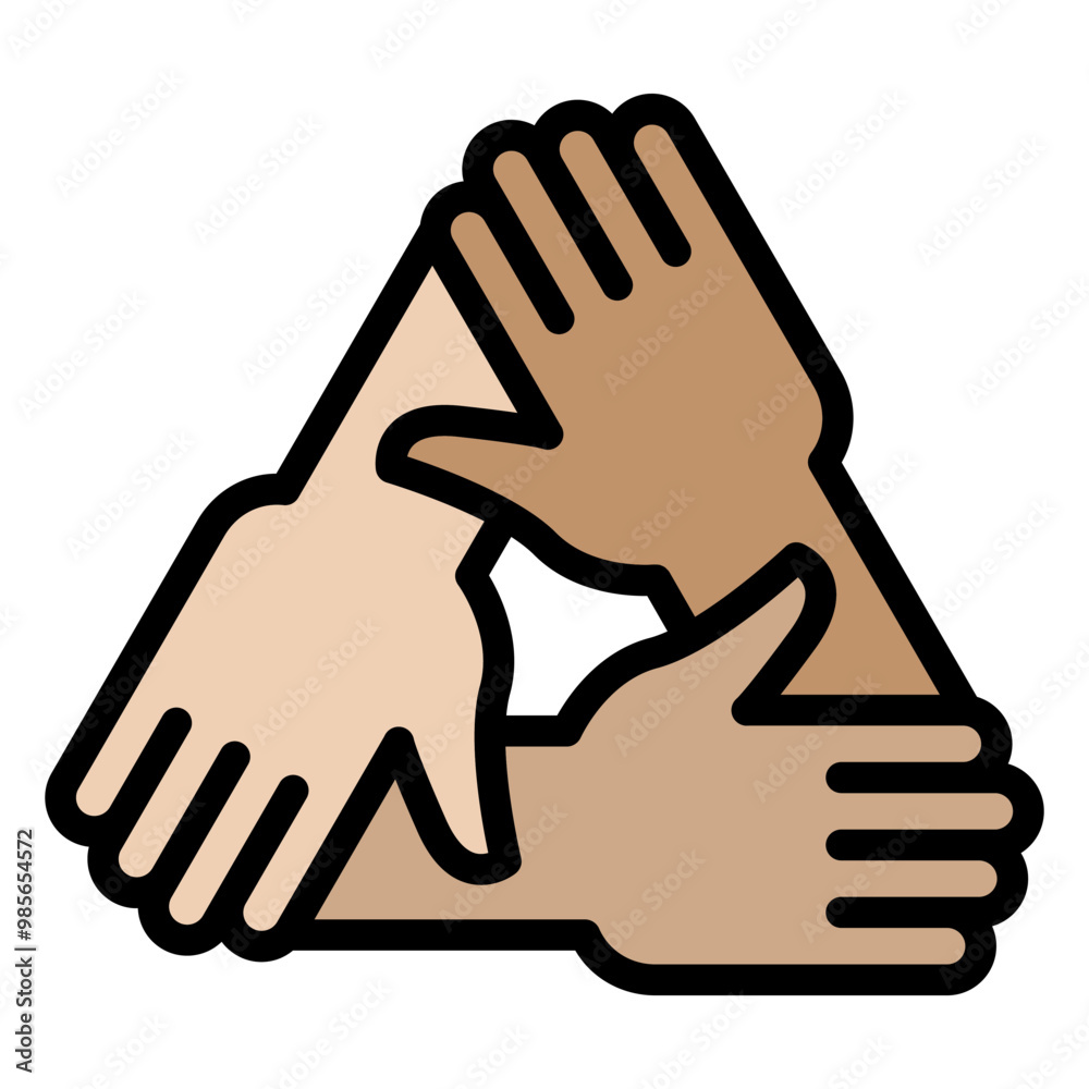 Obraz premium teamwork icon