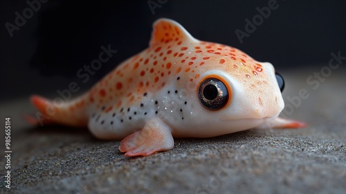 Cute Fish with Orange Spots: Underwater Animal Photography