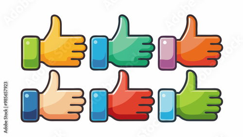 thumbs up and down icons