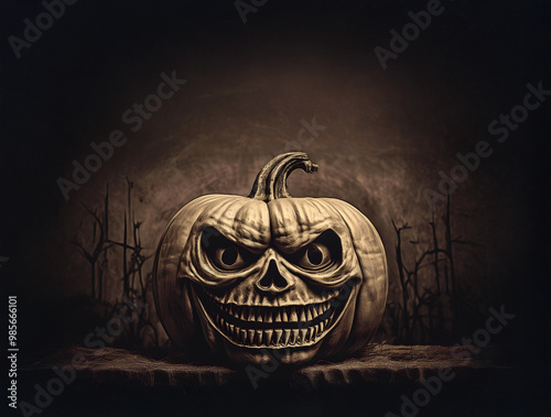 Halloween pumpkin photo