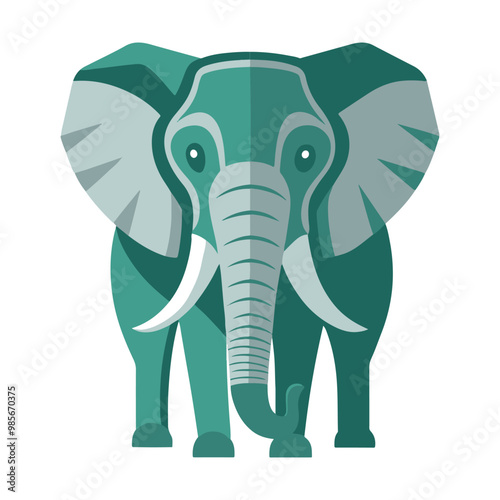 Minimalist Elephant Vector Art Designs.