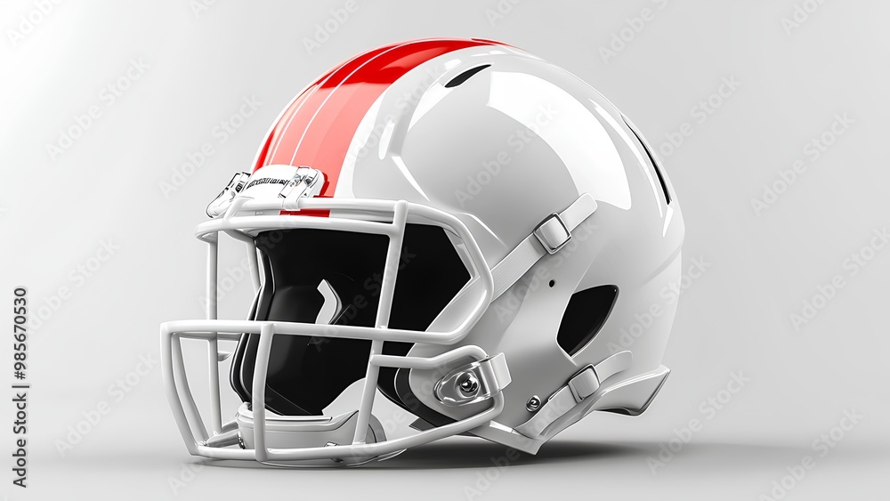 Fototapeta premium High-Performance Football Helmets: Safety, Style, and Technology