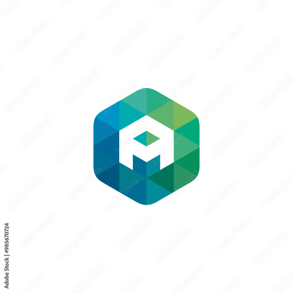 Letter A Hexagon Logo design vector template Letter A Hexagon Logo design vector template