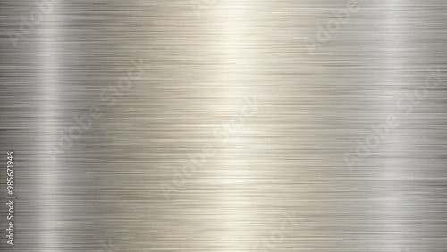 Seamless brushed aluminum texture, showcasing a realistic metallic pattern and smooth finish