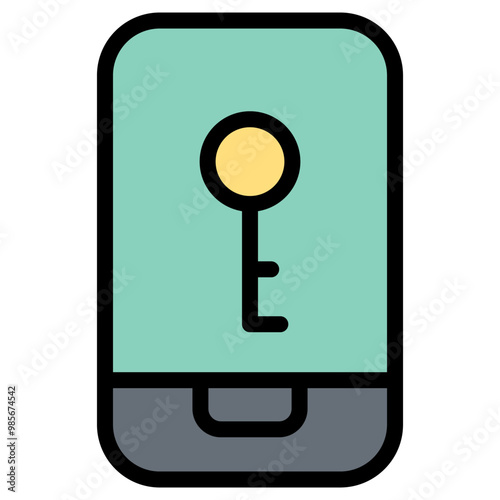 Smartphone security icon