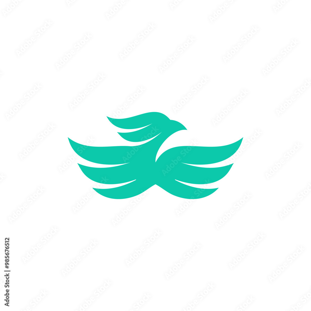 unique Flying Bird Vector Logo symbol unique Flying Bird Vector Logo symbol