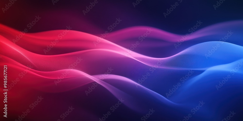 Abstract waves of red and blue create a dynamic, flowing visual effect. Abstract waves of red and blue create a dynamic, flowing visual effect.