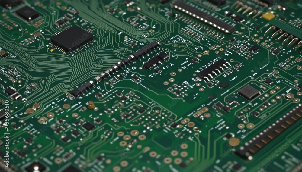 Old schema computer, retro electronic circuit board background texture Old schema computer, retro electronic circuit board background texture