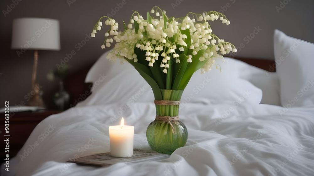 lily of the valley on the bed lily of the valley on the bed