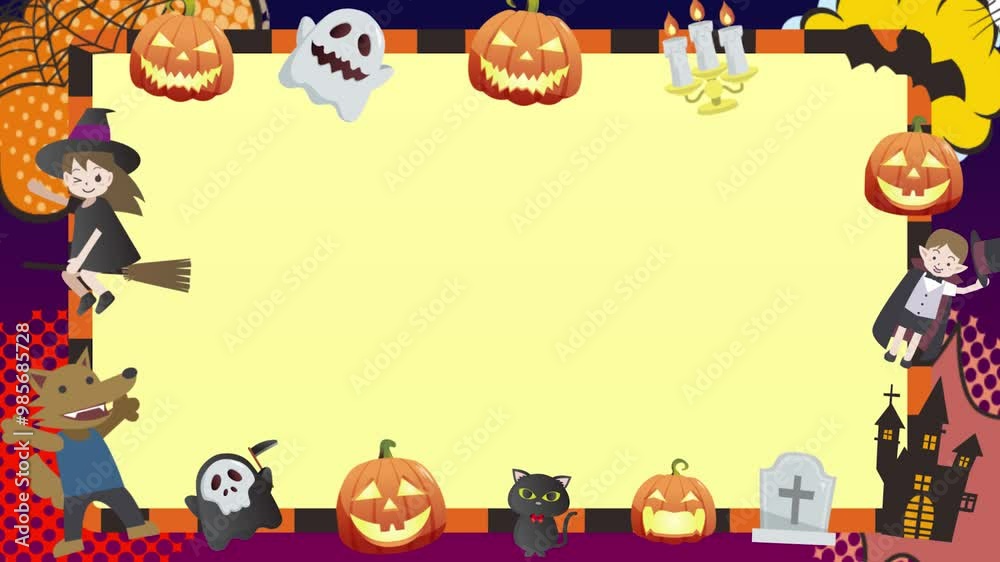秋のハロウィン背景
秋のハロウィン背景