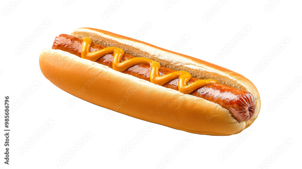 hot dog with mustard hot dog with mustard