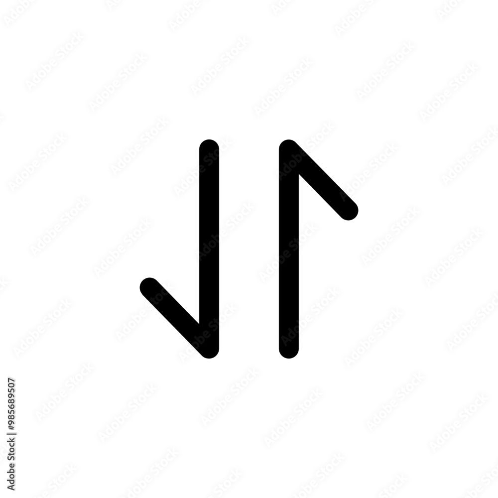 Sort icon for mobile concept and web design. vector illustration. Color editable Sort icon for mobile concept and web design. vector illustration. Color editable