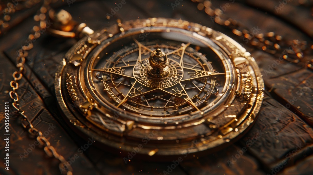 Obraz premium Antique Compass.