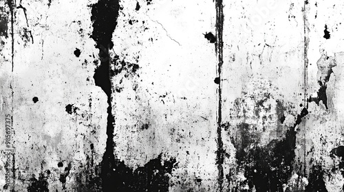Wallpaper Mural Black and White Weathered Wall Texture Torontodigital.ca