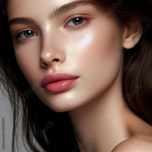 Minimalist Modern Barely there makeup with focus on skin perfect