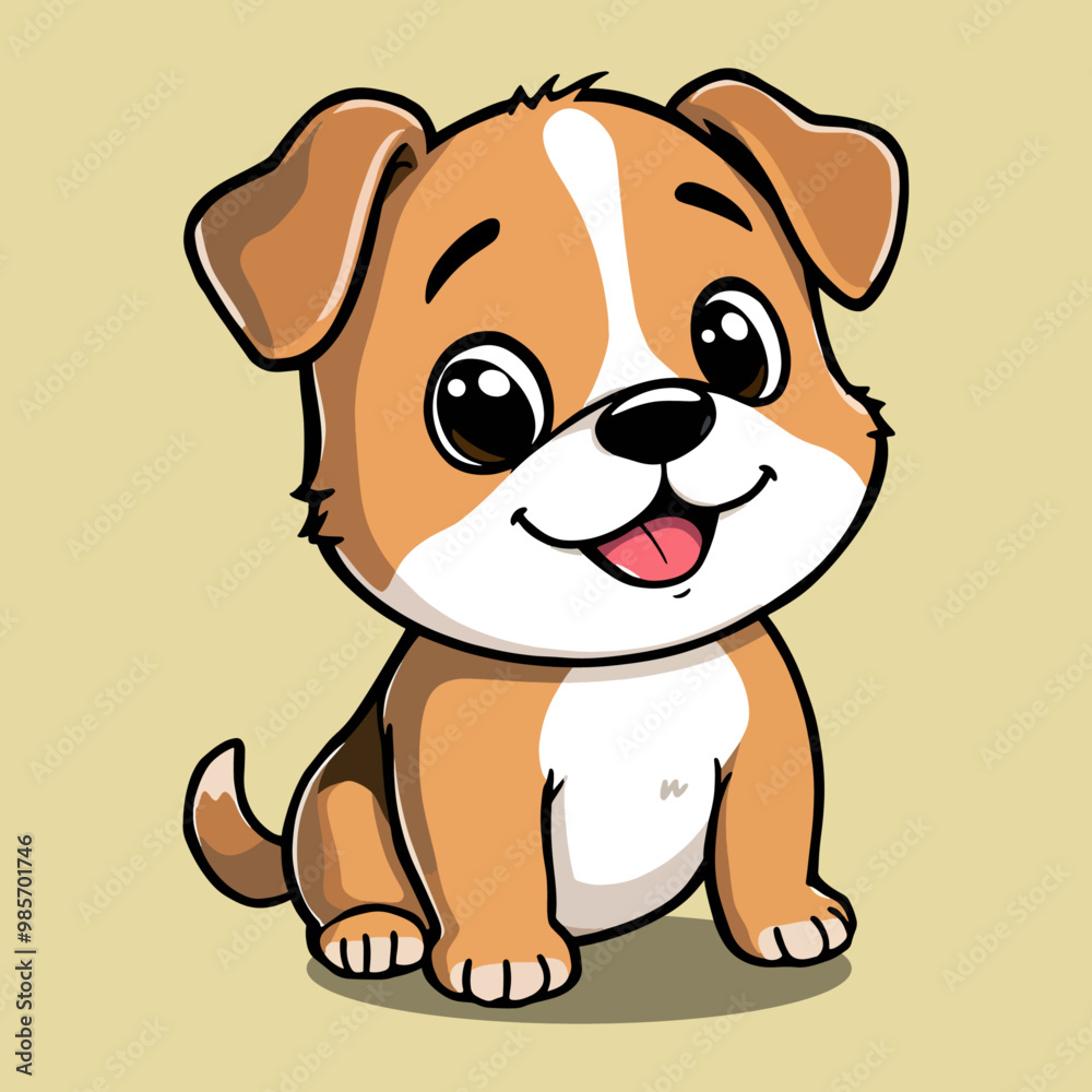 Adorable Cute Dog Illustration in Flat Cartoon Style Vector PNG Transparent Nursery Cutout Clipart Digital Planner Sticker Adorable Cute Dog Illustration in Flat Cartoon Style Vector PNG Transparent Nursery Cutout Clipart Digital Planner Sticker