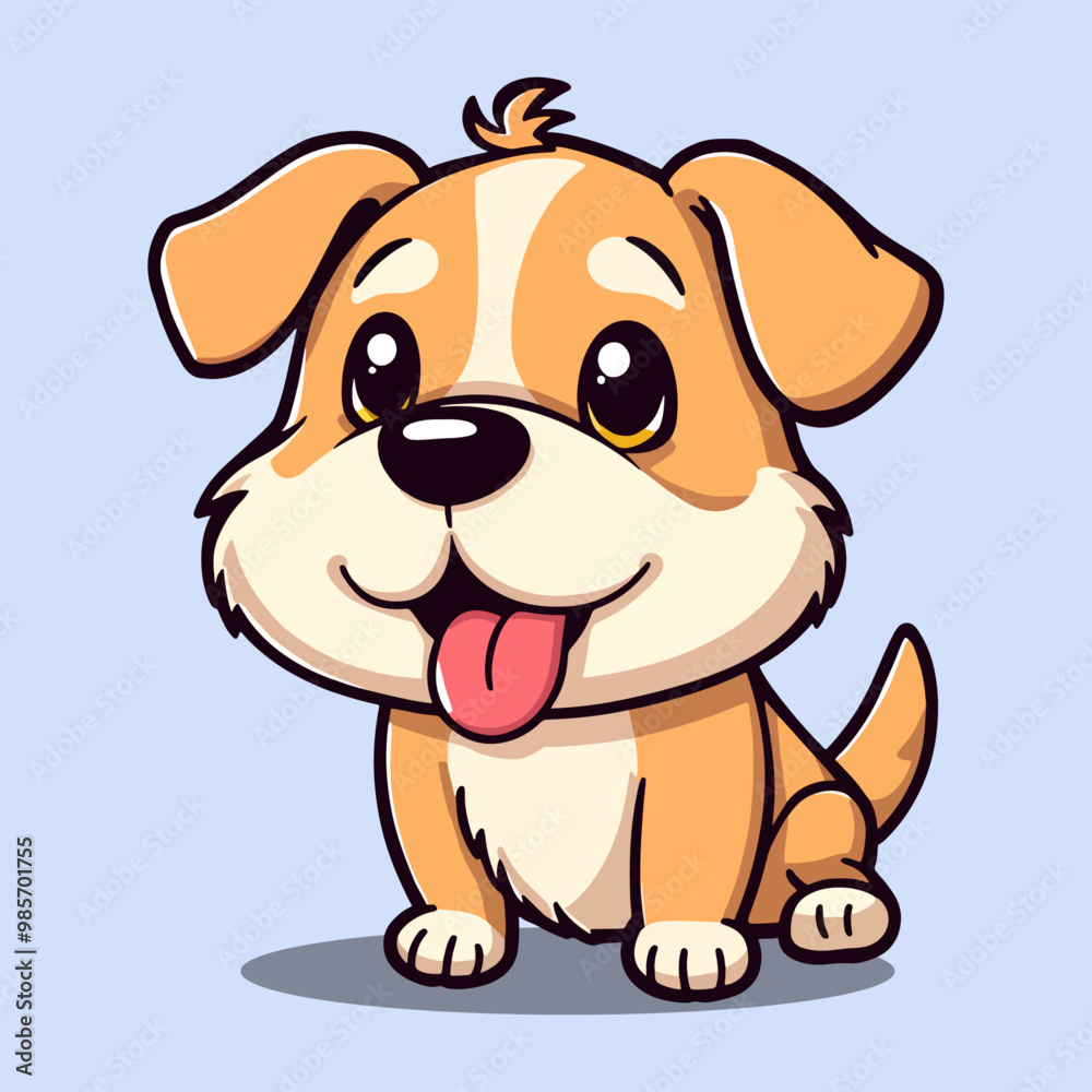 Adorable Cute Dog Illustration in Flat Cartoon Style Vector PNG Transparent Nursery Cutout Clipart Digital Planner Sticker Adorable Cute Dog Illustration in Flat Cartoon Style Vector PNG Transparent Nursery Cutout Clipart Digital Planner Sticker