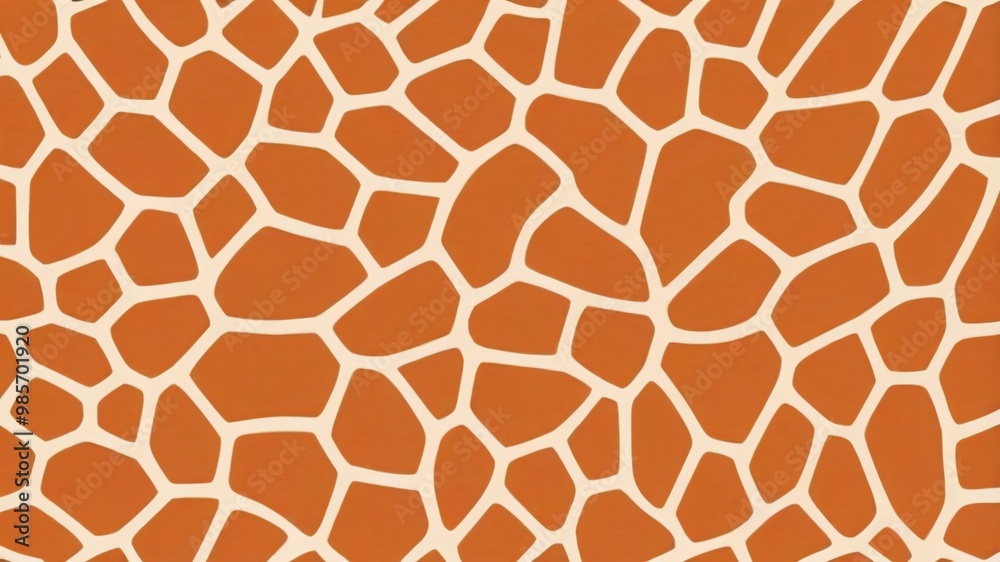 Seamless pattern of brown and white giraffe skin. Seamless pattern of brown and white giraffe skin.