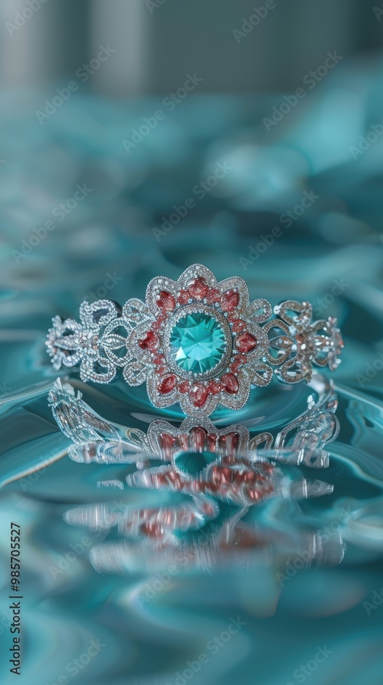 Jewel on Blue. Jewel on Blue.