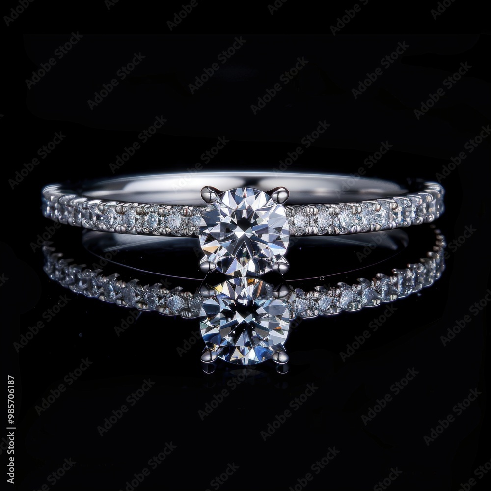 Diamond Engagement Ring. Diamond Engagement Ring.