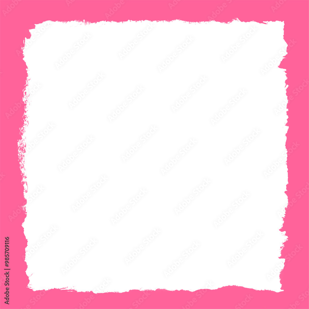 Rustic Grunge Frame with Freeform Brush Strokes Rustic Grunge Frame with Freeform Brush Strokes