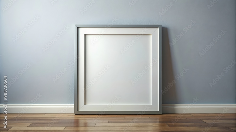 Empty modern style frame render with clean lines and sleek design Empty modern style frame render with clean lines and sleek design