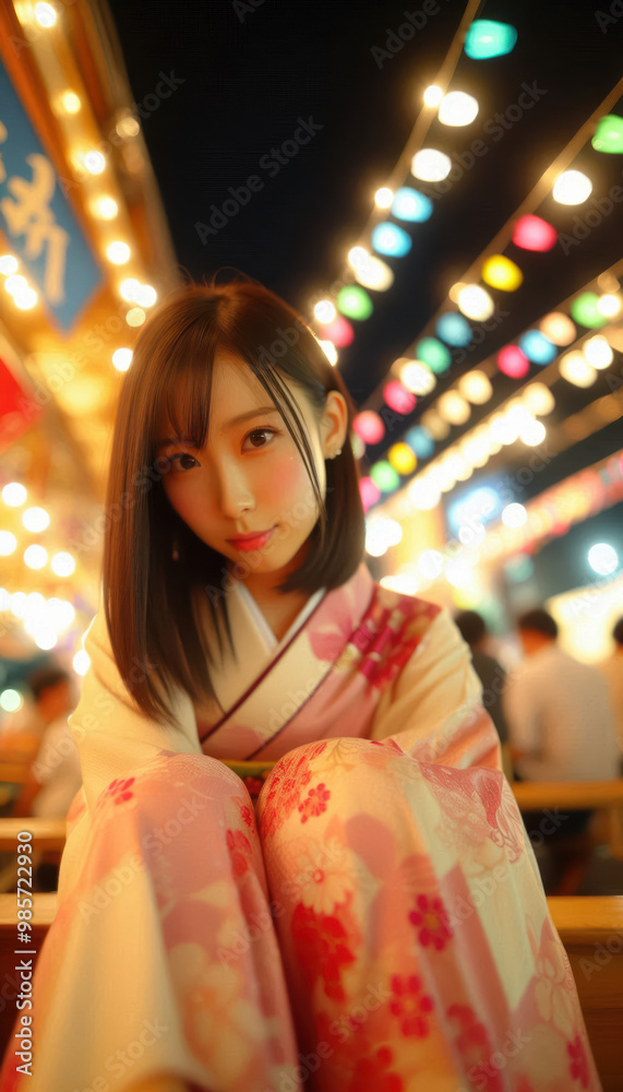 着物姿の女性 着物姿の女性