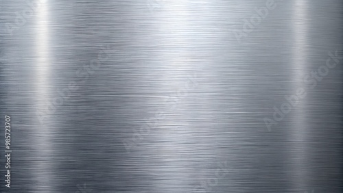 Brushed metal surface with fine lines and texture for industrial and contemporary design applications