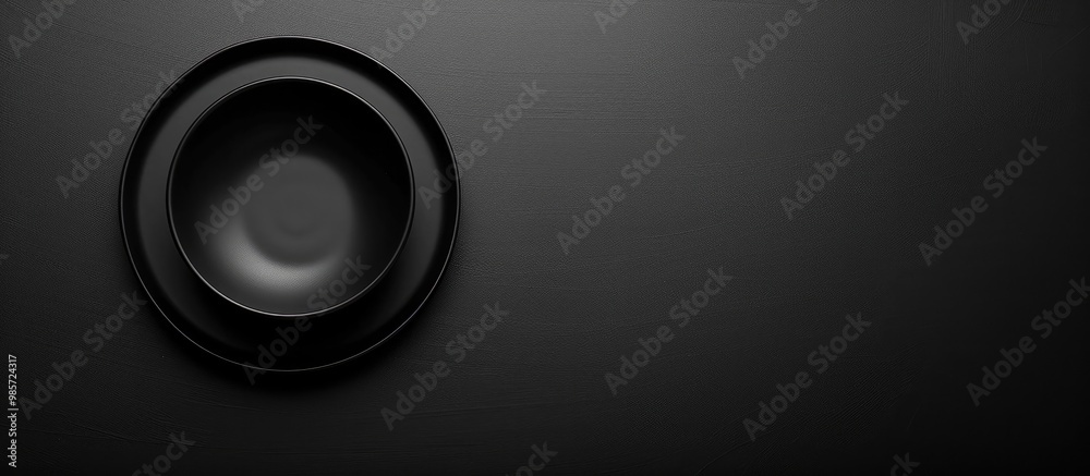 Sleek and modern black minimalist abstract circular background with clean design Ideal for music audio or technology related concepts layouts and branding Sleek and modern black minimalist abstract circular background with clean design Ideal for music audio or technology related concepts layouts and branding