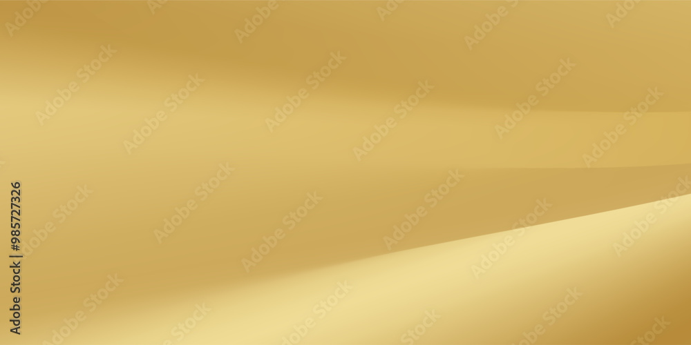 Close-up texture of natural gold silk. Light Golden fabric smooth texture surface modern