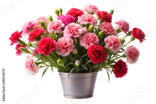 Wallpaper Mural Bouquet of Carnations in a Pot Torontodigital.ca