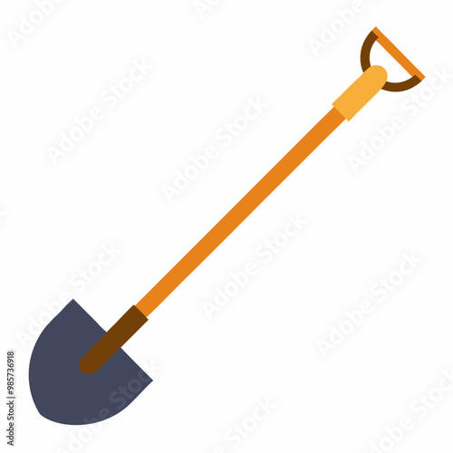 Cultivator Hoe Vector Illustration for Soil Loosening - SVG, Cricut Cut Files & Clipart for Gardening Designs