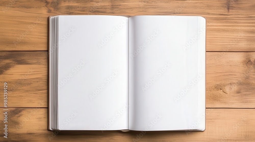 Blank Pages Awaiting Words, an open book rests on a rustic wooden surface, inviting creativity and imagination, perfect for sharing thoughts or stories. Blank Pages Awaiting Words, an open book rests on a rustic wooden surface, inviting creativity and imagination, perfect for sharing thoughts or stories.