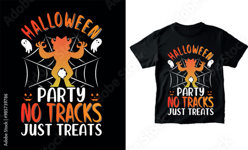 This is a halloween vector t shirt design 