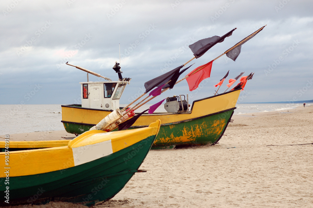 fishing boats in the baltic sea fishing boats in the baltic sea