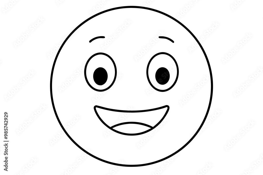 emogide feliz silhouette vector emogide feliz silhouette vector