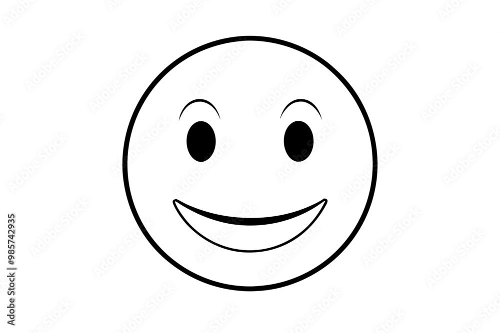 Fototapeta premium emogide feliz silhouette vector