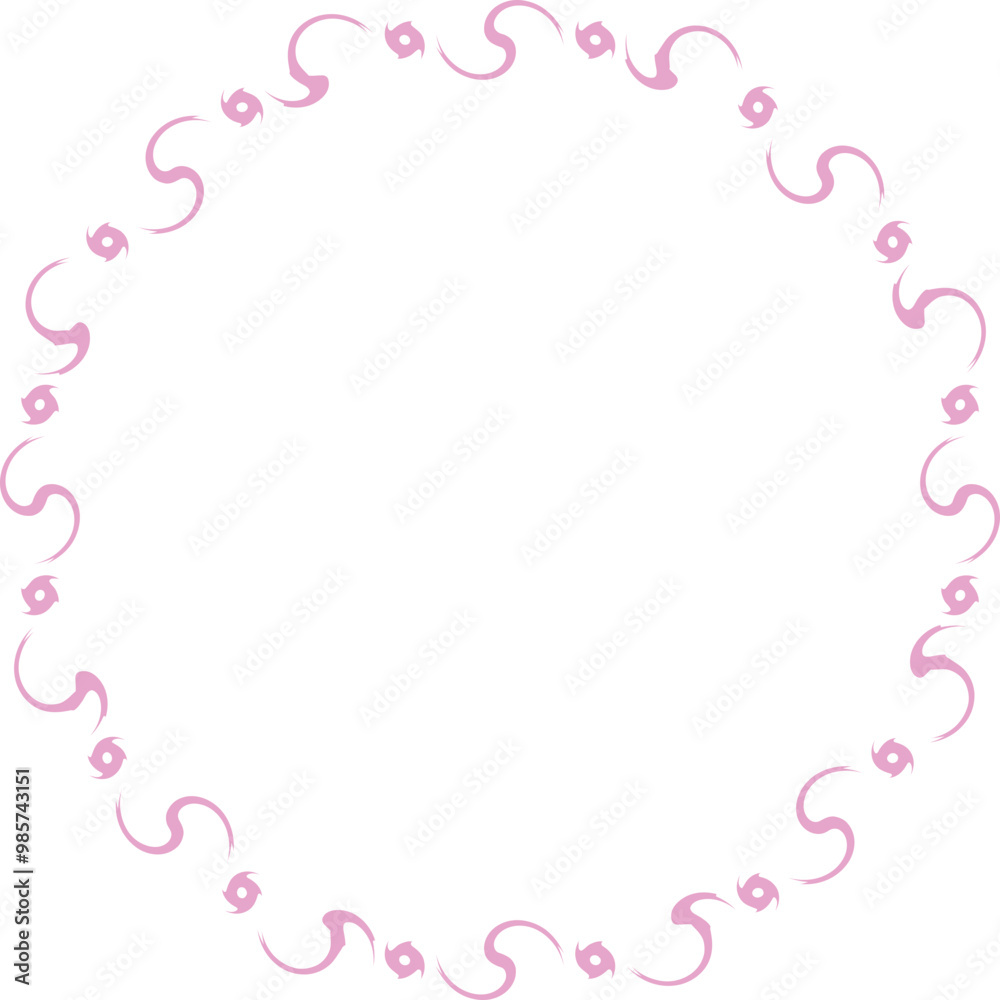 Aesthetic Abstract Decorative Geometric Shape Frame Aesthetic Abstract Decorative Geometric Shape Frame