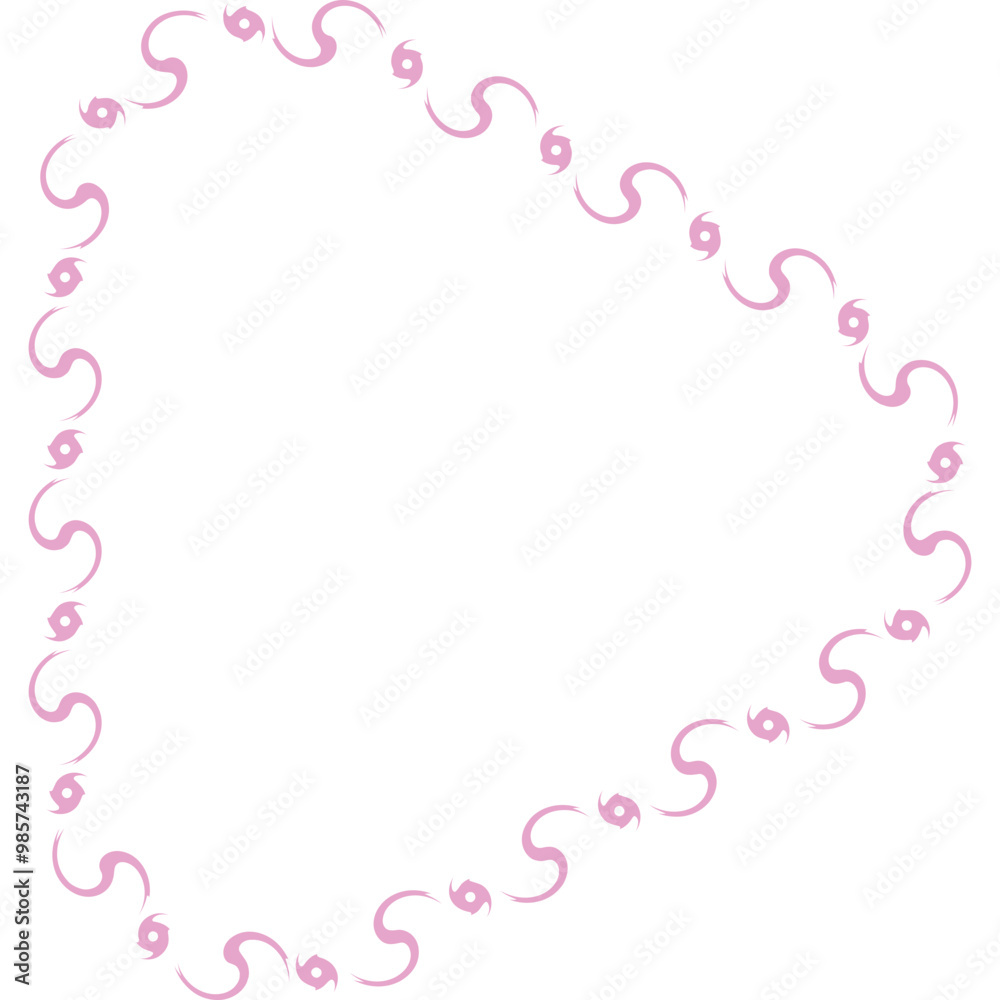 Aesthetic Abstract Decorative Geometric Shape Frame Aesthetic Abstract Decorative Geometric Shape Frame
