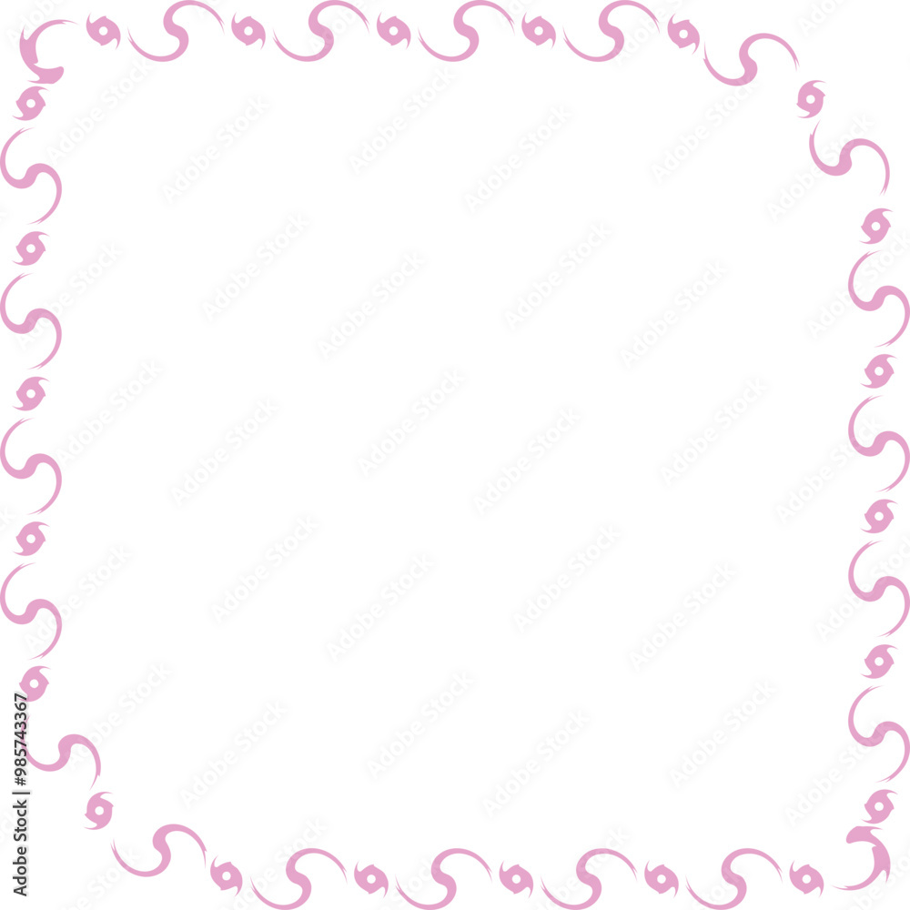 Aesthetic Abstract Decorative Geometric Shape Frame Aesthetic Abstract Decorative Geometric Shape Frame