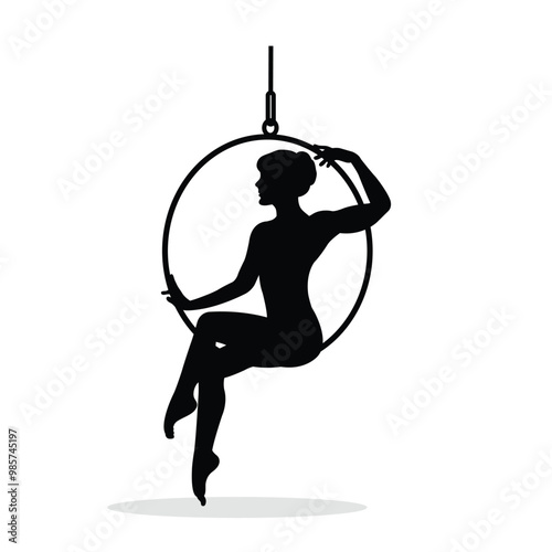 Aerial Hoop Silhouette, cute Aerial Hoop Vector Silhouette, Cute Aerial Hoop cartoon Silhouette, Aerial Hoop vector Silhouette, Aerial Hoop icon Silhouette, Aerial Hoop vector																									