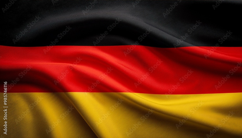 ドイツの国旗(waving national flag of Germany.)
ドイツの国旗(waving national flag of Germany.)