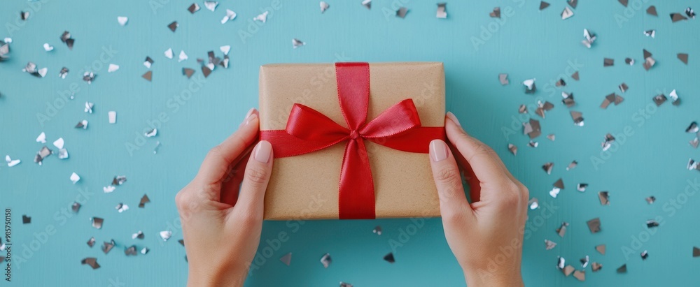 The Gift with Red Ribbon The Gift with Red Ribbon