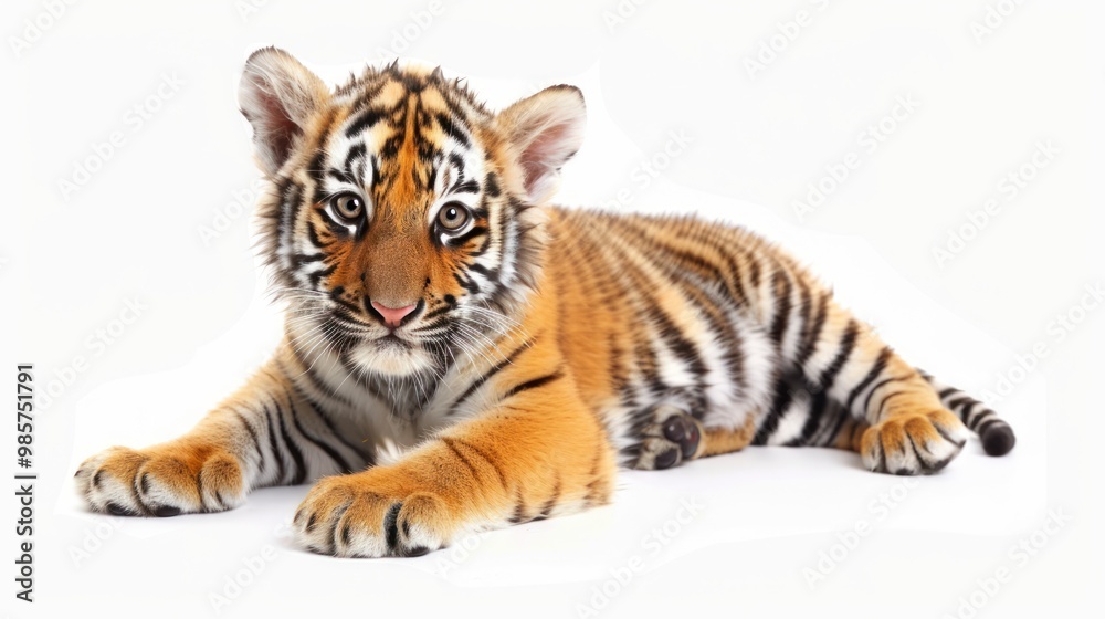 Obraz premium Cute Tiger Cub