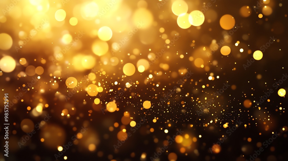 A dazzling display of golden bokeh lights, creating a magical atmosphere full of warmth and elegance for any creative project. A dazzling display of golden bokeh lights, creating a magical atmosphere full of warmth and elegance for any creative project.