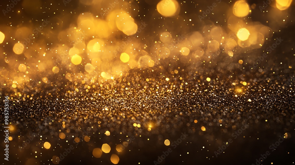 A mesmerizing background of shimmering golden particles, creating a magical and festive atmosphere for various designs. A mesmerizing background of shimmering golden particles, creating a magical and festive atmosphere for various designs.