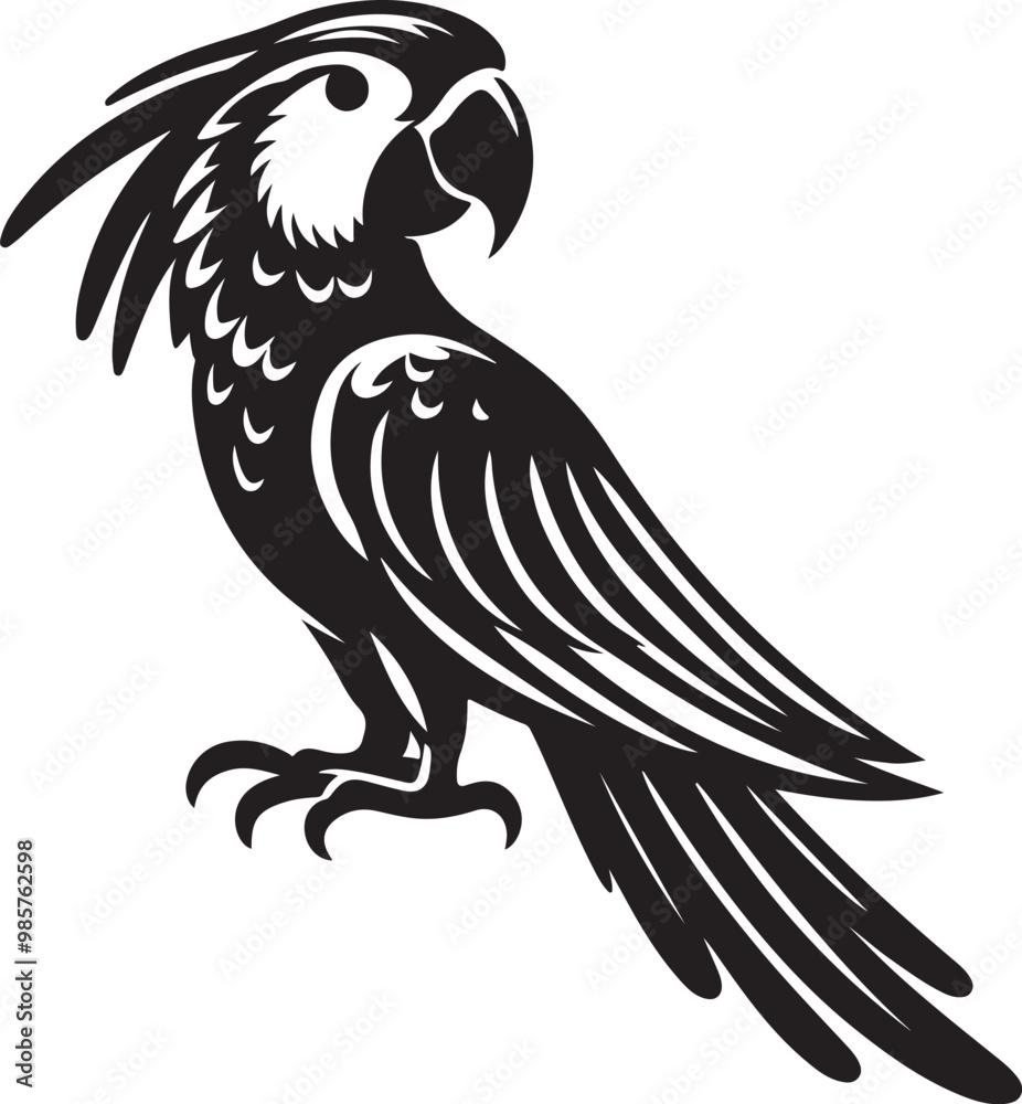 A Parrot vector design art work A Parrot vector design art work